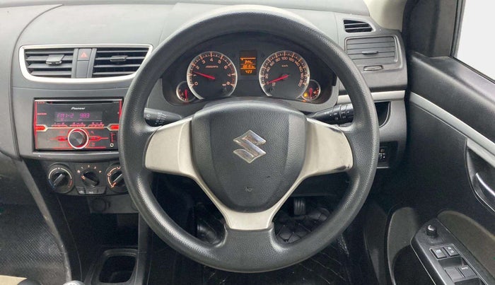 2014 Maruti Swift VXI, Petrol, Manual, 1,00,247 km, Steering Wheel Close Up