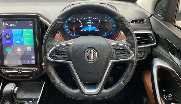 2021 MG HECTOR PLUS SHARP 1.5 PETROL TURBO DCT 6-STR, Petrol, Automatic, 34,314 km, Steering Wheel Close Up