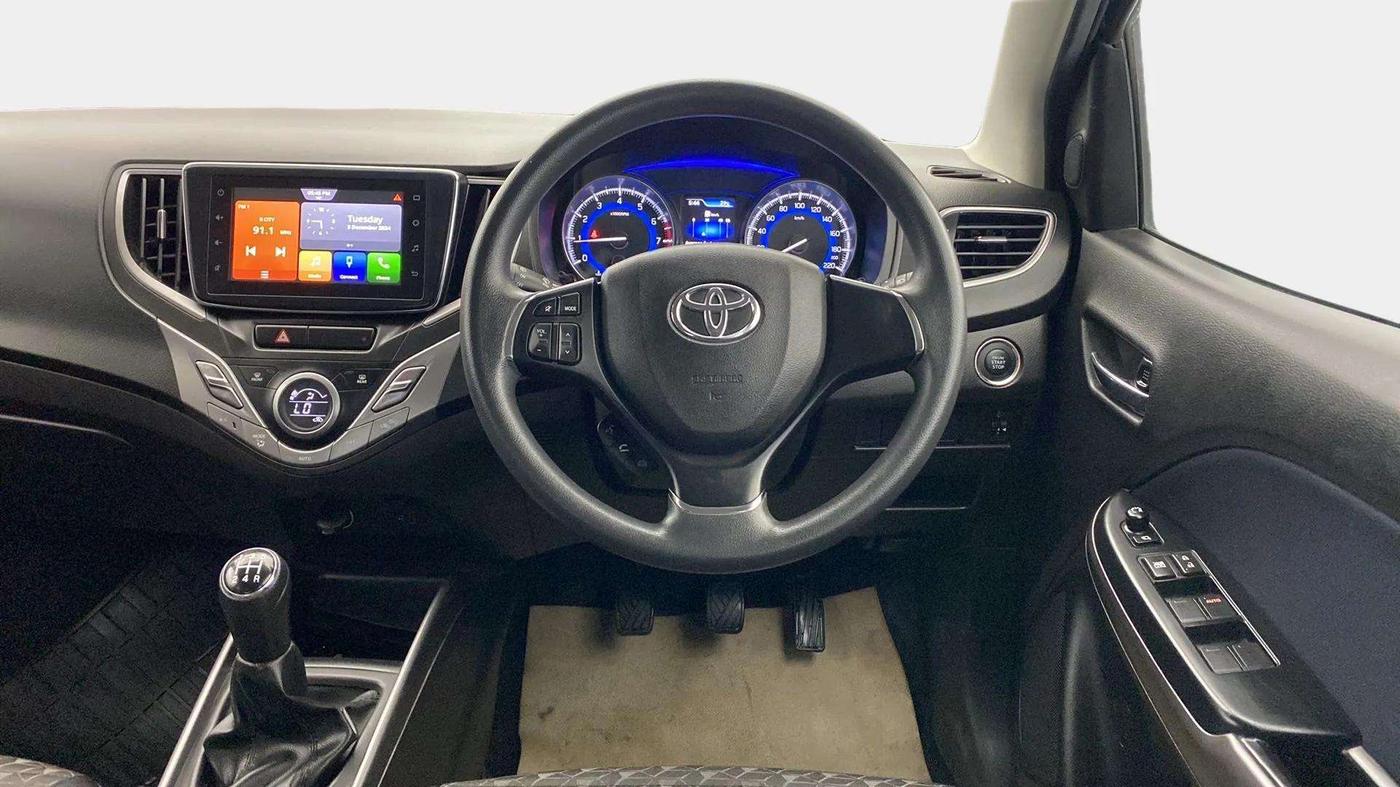 2022 Toyota Glanza G, Petrol, Manual, 17,279 km, Steering Wheel Close Up
