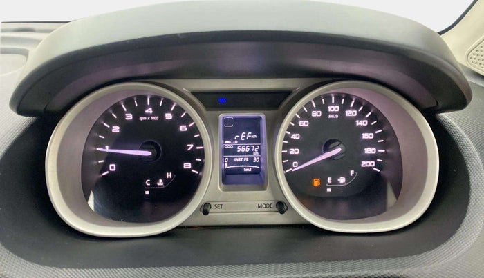 2016 Tata Tiago XZ PETROL, Petrol, Manual, 56,751 km, Odometer Image