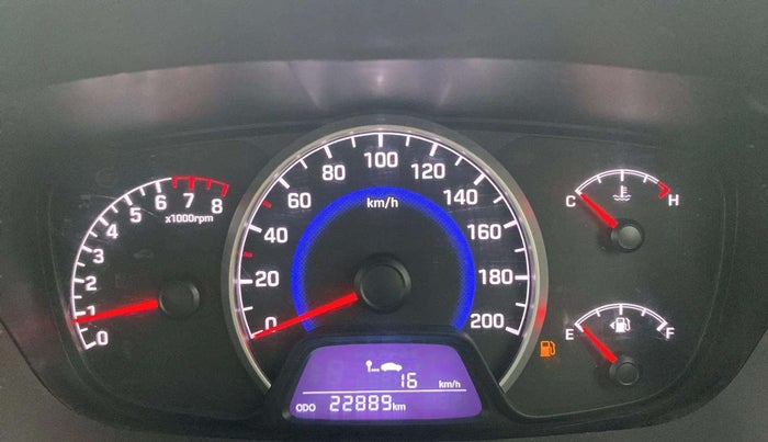 2017 Hyundai Grand i10 SPORTZ (O) 1.2 KAPPA VTVT, Petrol, Manual, 22,850 km, Odometer Image