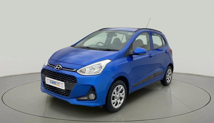 2017 Hyundai Grand i10 SPORTZ (O) 1.2 KAPPA VTVT, Petrol, Manual, 22,850 km, Left Front Diagonal