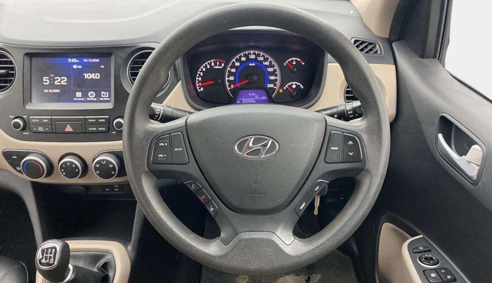 2017 Hyundai Grand i10 SPORTZ (O) 1.2 KAPPA VTVT, Petrol, Manual, 22,850 km, Steering Wheel Close Up