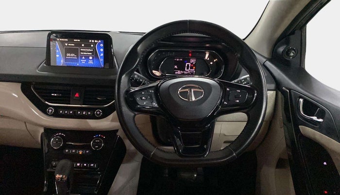 2021 Tata NEXON XZA PLUS (O) PETROL, Petrol, Automatic, 20,493 km, Steering Wheel Close Up