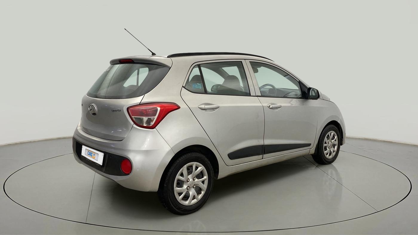 2018 Hyundai Grand i10 SPORTZ 1.2 KAPPA VTVT, Petrol, Manual, 40,498 km, Right Back Diagonal