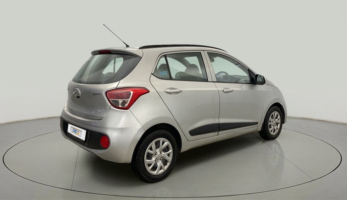 2018 Hyundai Grand i10 SPORTZ 1.2 KAPPA VTVT, Petrol, Manual, 40,498 km, Right Back Diagonal