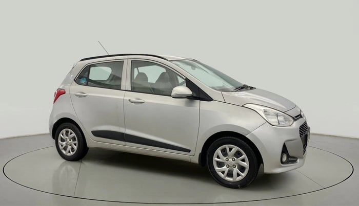 2018 Hyundai Grand i10 SPORTZ 1.2 KAPPA VTVT, Petrol, Manual, 40,498 km, Right Front Diagonal