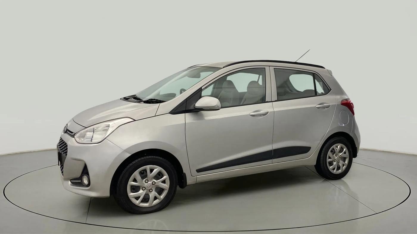 2018 Hyundai Grand i10 SPORTZ 1.2 KAPPA VTVT, Petrol, Manual, 40,498 km, Left Front Diagonal