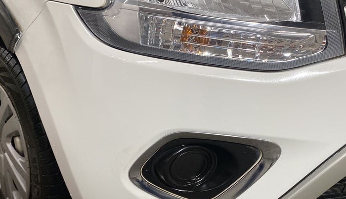 2019 Maruti New Wagon-R LXI CNG (O) 1.0, CNG, Manual, 25,497 km, Front bumper - Bumper cladding minor damage/missing