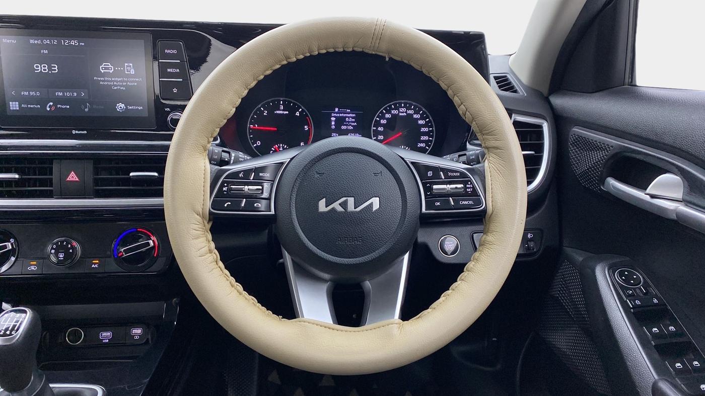 2021 KIA SELTOS HTK PLUS 1.5 DIESEL, Diesel, Manual, 47,618 km, Steering Wheel Close Up