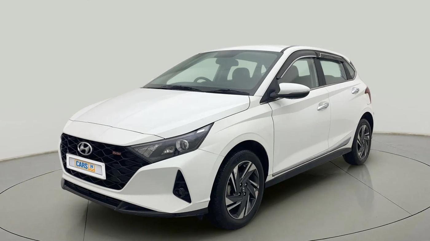 2021 Hyundai NEW I20 Asta 1.0 GDI Turbo IMT, Petrol, Manual, 15,127 km, Left Front Diagonal