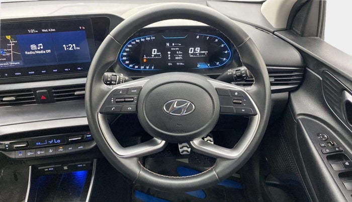 2021 Hyundai NEW I20 Asta 1.0 GDI Turbo IMT, Petrol, Manual, 15,127 km, Steering Wheel Close Up