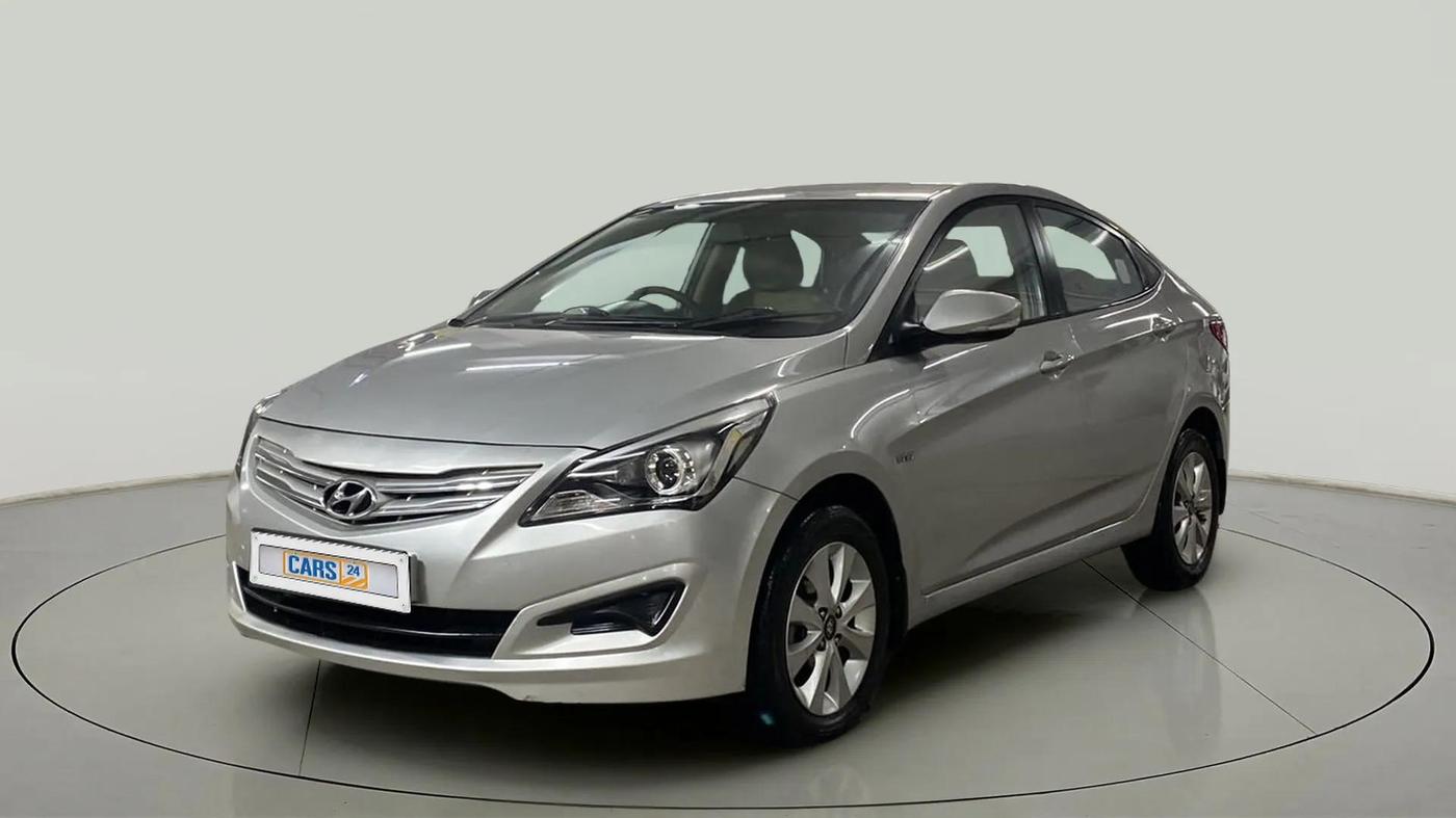 2016 Hyundai Verna 1.6 VTVT S AT, Petrol, Automatic, 80,731 km, Left Front Diagonal