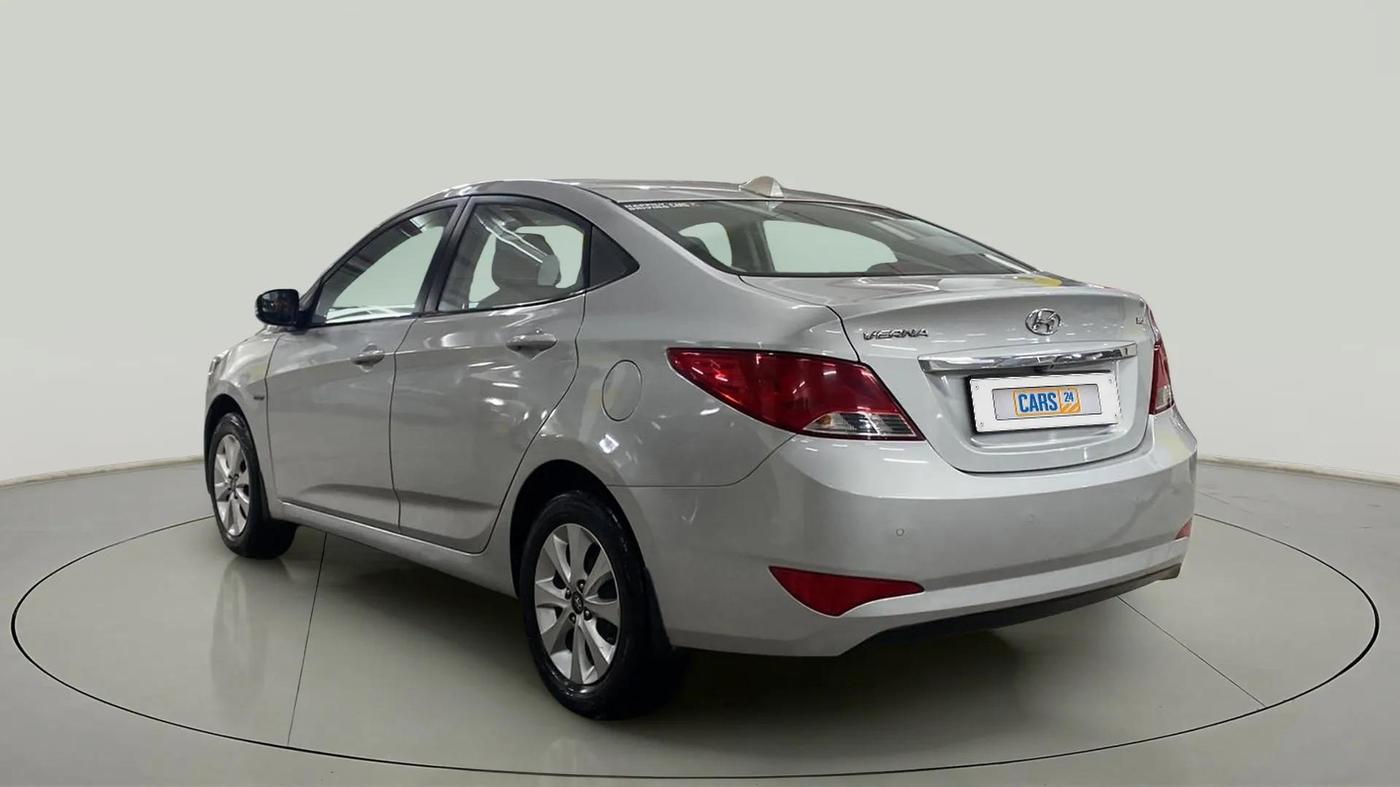 2016 Hyundai Verna 1.6 VTVT S AT, Petrol, Automatic, 80,731 km, Left Back Diagonal