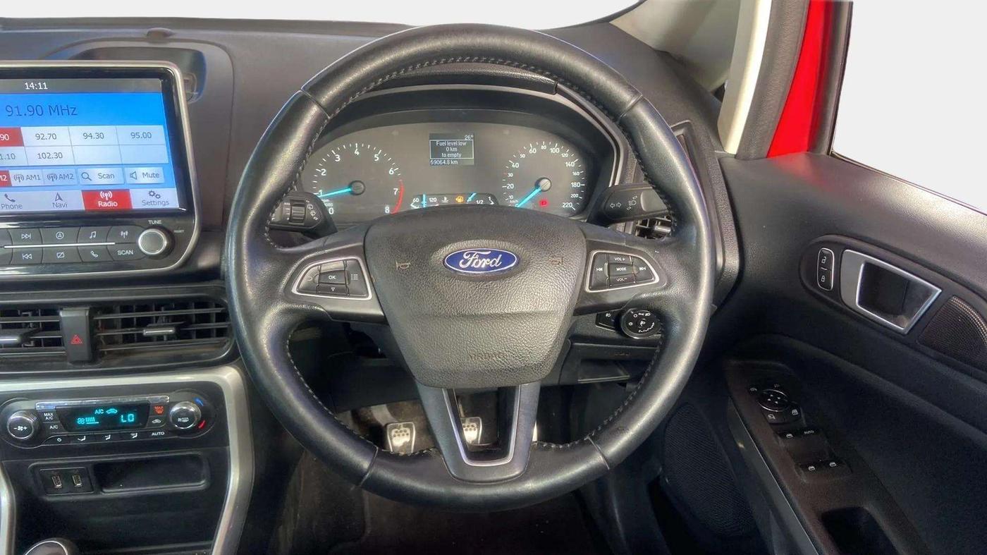 2018 Ford Ecosport TITANIUM 1.5L PETROL, Petrol, Manual, 59,255 km, Steering Wheel Close Up