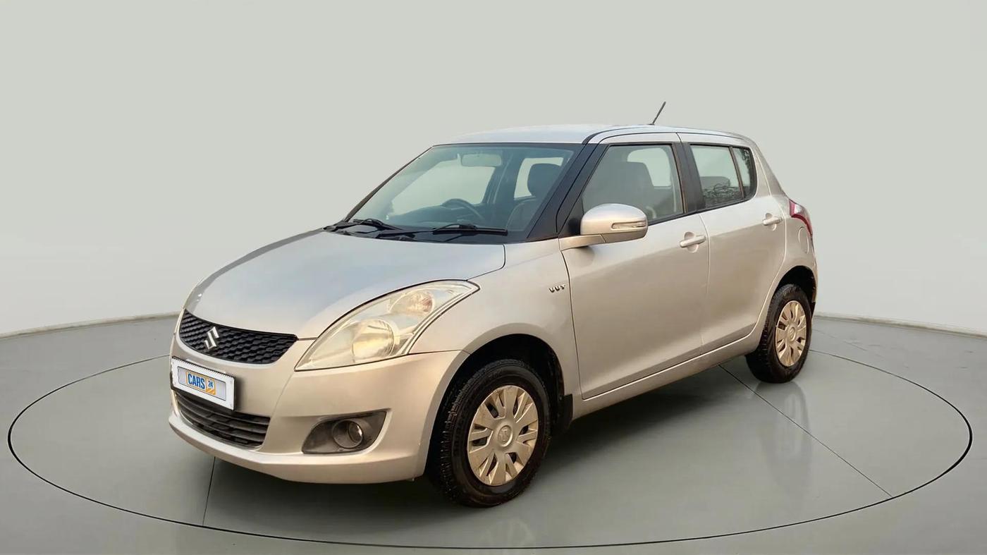 2013 Maruti Swift VXI, Petrol, Manual, 75,169 km, Left Front Diagonal