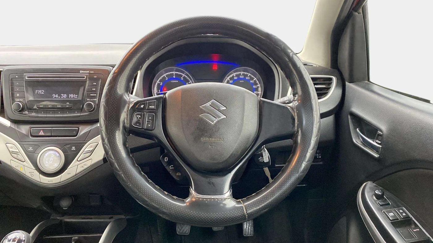 2017 Maruti Baleno DELTA PETROL 1.2, Petrol, Manual, 76,849 km, Steering Wheel Close Up