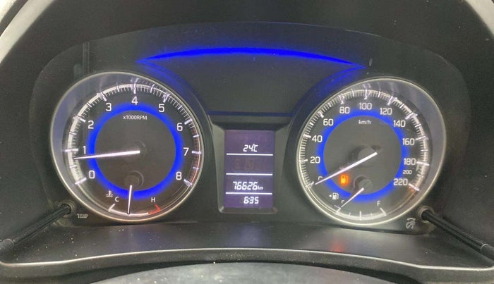 2017 Maruti Baleno DELTA PETROL 1.2, Petrol, Manual, 76,760 km, Odometer Image