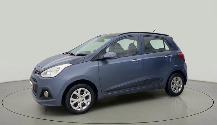 2014 Hyundai Grand i10 SPORTZ 1.2 KAPPA VTVT, Petrol, Manual, 45,947 km, Left Front Diagonal