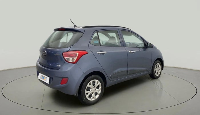 2014 Hyundai Grand i10 SPORTZ 1.2 KAPPA VTVT, Petrol, Manual, 45,947 km, Right Back Diagonal