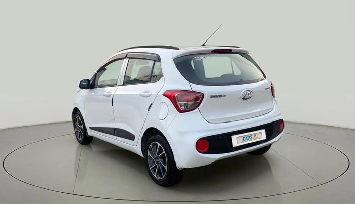 2018 Hyundai Grand i10 SPORTZ AT 1.2 KAPPA VTVT, Petrol, Automatic, 28,766 km, Left Back Diagonal