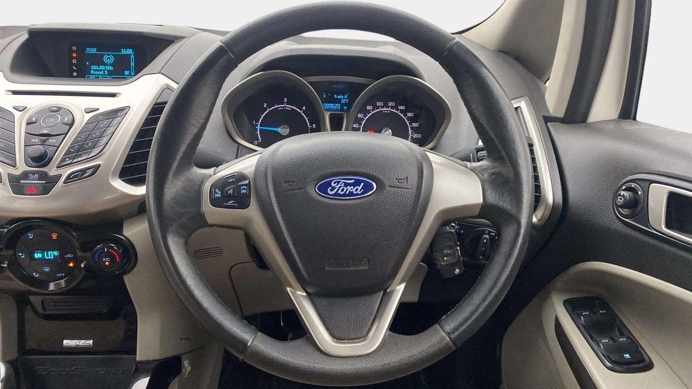 2014 Ford Ecosport TITANIUM 1.5L DIESEL, Diesel, Manual, 89,627 km, Steering Wheel Close Up