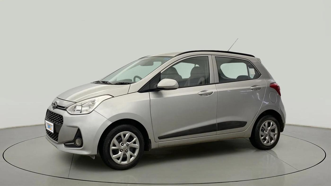 2018 Hyundai Grand i10 SPORTZ 1.2 KAPPA VTVT, Petrol, Manual, 30,092 km, Left Front Diagonal