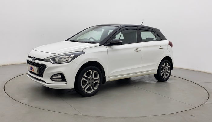 2019 Hyundai Elite i20 SPORTZ PLUS 1.2 DUAL TONE, Petrol, Manual, 48,830 km, Left Front Diagonal