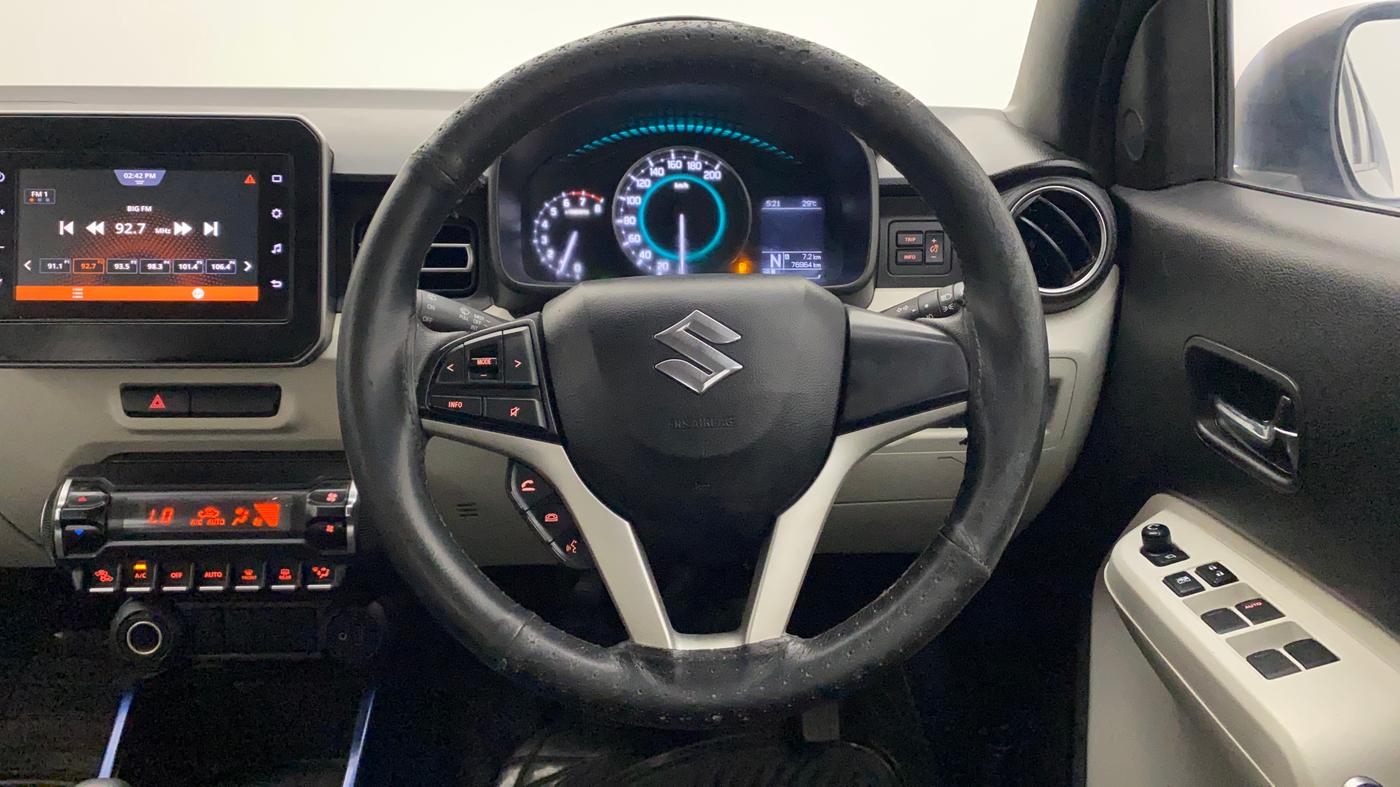 2020 Maruti IGNIS ALPHA 1.2 AMT, Petrol, Automatic, 77,617 km, Steering Wheel Close Up