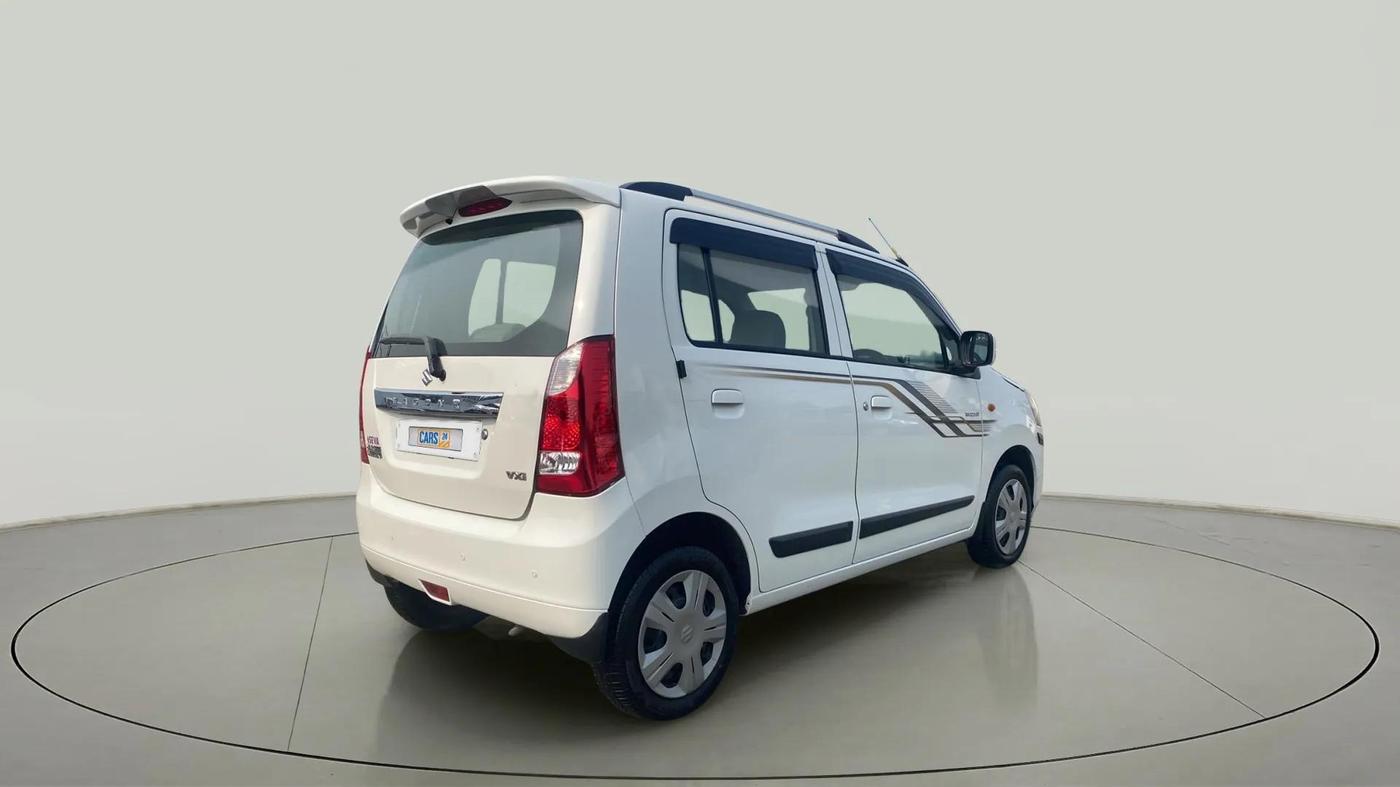 2016 Maruti Wagon R 1.0 VXI, Petrol, Manual, 58,118 km, Right Back Diagonal