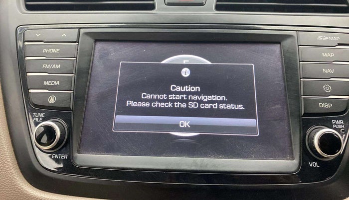 2016 Hyundai Elite i20 ASTA 1.2 (O), Petrol, Manual, 46,487 km, Infotainment system - GPS Card not working/missing