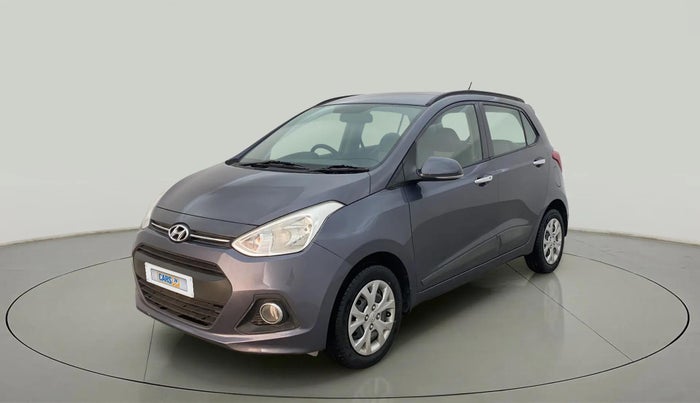 2014 Hyundai Grand i10 SPORTZ AT 1.2 KAPPA VTVT, Petrol, Automatic, 6,465 km, Left Front Diagonal