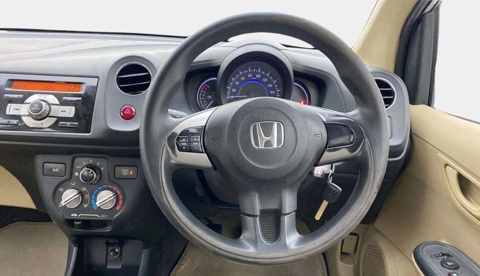 2014 Honda Brio S MT, Petrol, Manual, 77,983 km, Steering Wheel Close Up