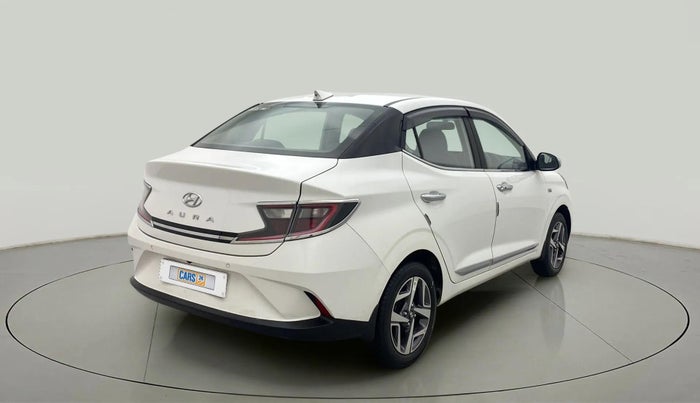 2021 Hyundai AURA SX PLUS 1.2 AMT, Petrol, Automatic, 10,287 km, Right Back Diagonal