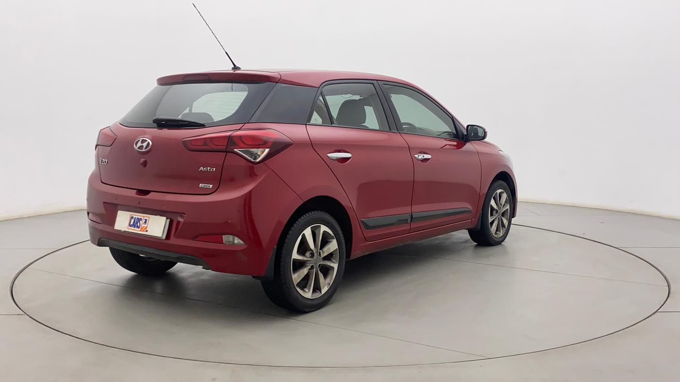 2015 Hyundai Elite i20 ASTA 1.4 CRDI, Diesel, Manual, 22,389 km, Right Back Diagonal