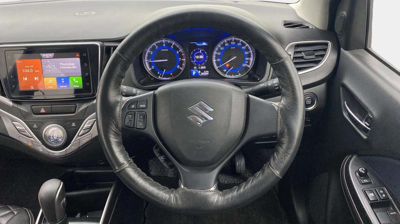 2020 Maruti Baleno ZETA CVT PETROL 1.2, Petrol, Automatic, 34,232 km, Steering Wheel Close Up