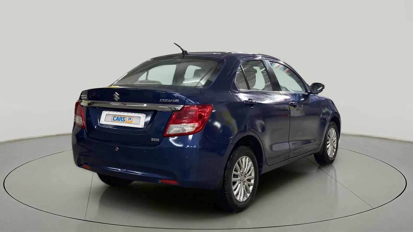2018 Maruti Dzire ZDI AMT, Diesel, Automatic, 73,907 km, Right Back Diagonal