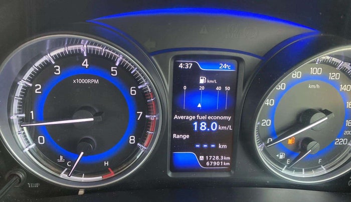 2019 Maruti Baleno ALPHA PETROL 1.2, Petrol, Manual, 67,972 km, Odometer Image