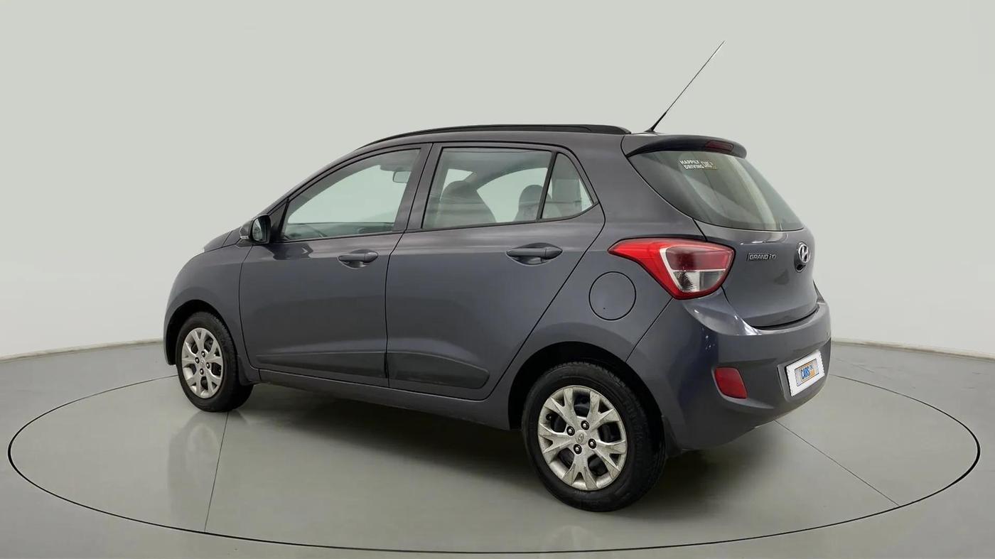 2015 Hyundai Grand i10 SPORTZ 1.2 KAPPA VTVT, Petrol, Manual, 72,148 km, Left Back Diagonal