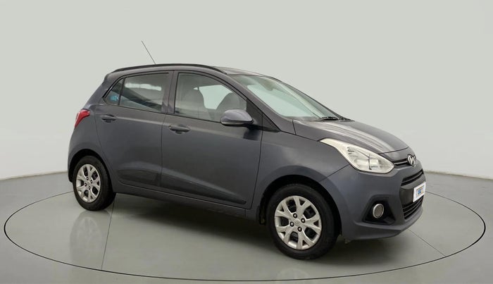 2015 Hyundai Grand i10 SPORTZ 1.2 KAPPA VTVT, Petrol, Manual, 72,148 km, Right Front Diagonal