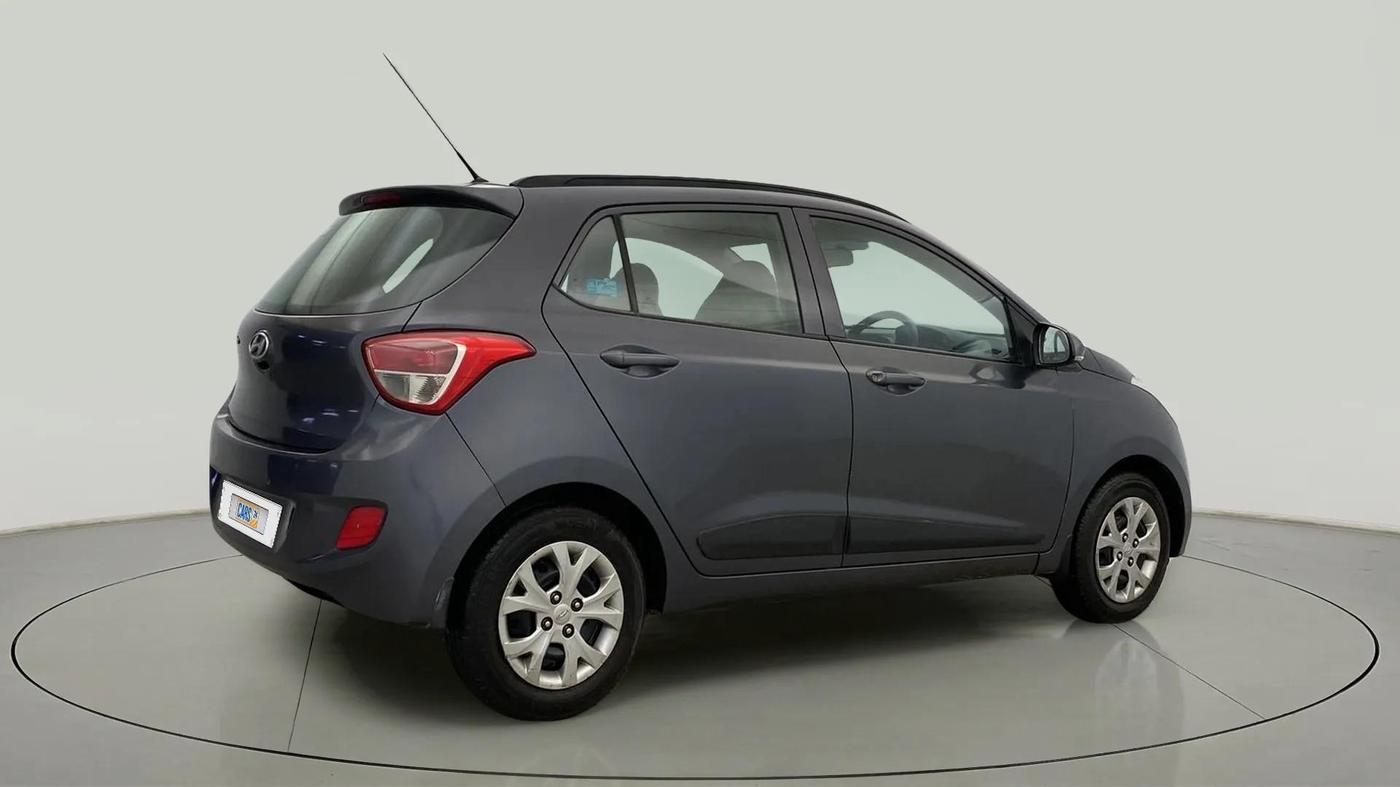 2015 Hyundai Grand i10 SPORTZ 1.2 KAPPA VTVT, Petrol, Manual, 72,148 km, Right Back Diagonal