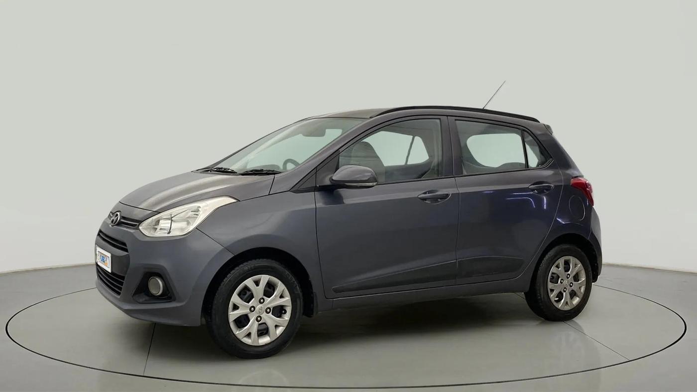2015 Hyundai Grand i10 SPORTZ 1.2 KAPPA VTVT, Petrol, Manual, 72,148 km, Left Front Diagonal