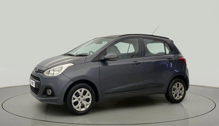 2015 Hyundai Grand i10 SPORTZ 1.2 KAPPA VTVT, Petrol, Manual, 72,148 km, Left Front Diagonal