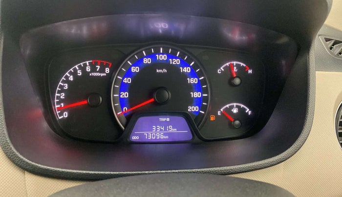 2019 Hyundai Xcent SX 1.2, Petrol, Manual, 73,202 km, Odometer Image