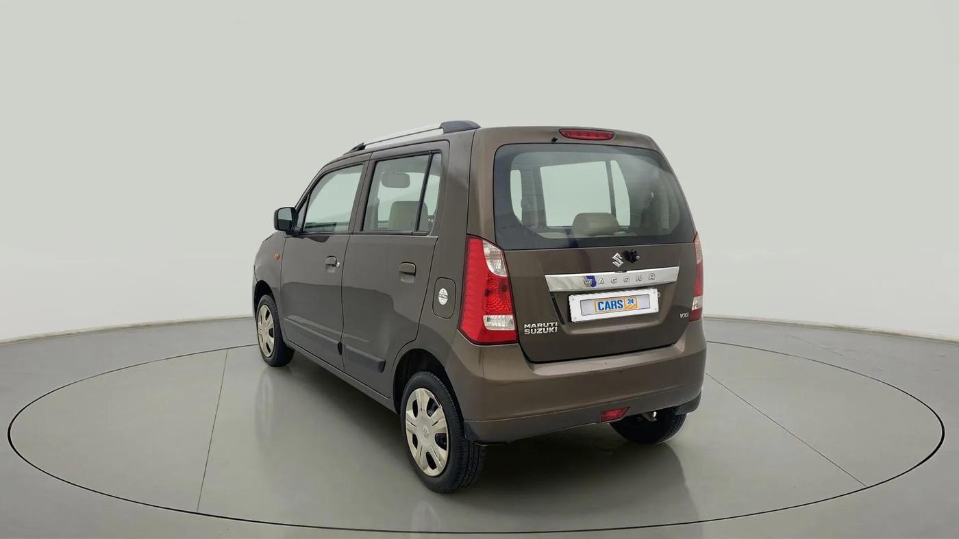 2015 Maruti Wagon R 1.0 VXI, Petrol, Manual, 75,122 km, Left Back Diagonal