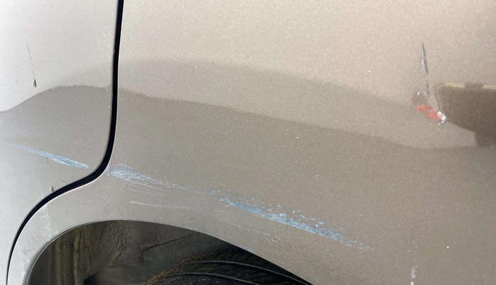 2015 Maruti Wagon R 1.0 VXI, Petrol, Manual, 75,122 km, Left quarter panel - Minor scratches