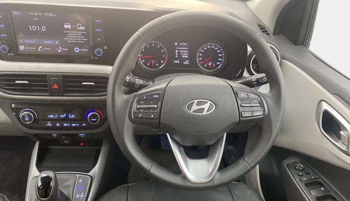 2023 Hyundai GRAND I10 NIOS ASTA AMT 1.2 KAPPA VTVT, Petrol, Automatic, 8,137 km, Steering Wheel Close Up