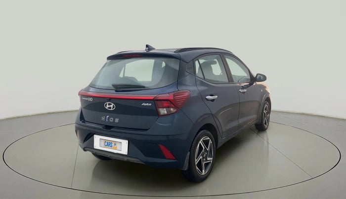 2023 Hyundai GRAND I10 NIOS ASTA AMT 1.2 KAPPA VTVT, Petrol, Automatic, 8,137 km, Right Back Diagonal