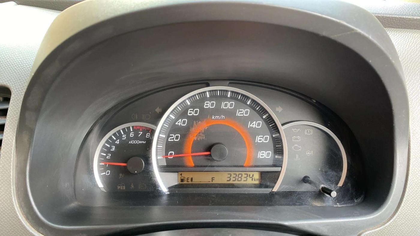 2012 Maruti Wagon R 1.0 VXI, Petrol, Manual, 33,834 km, Odometer Image