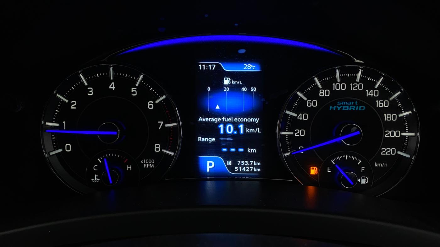 2020 Maruti Ciaz DELTA AT 1.5 SHVS PETROL, Petrol, Automatic, 52,188 km, Odometer Image